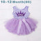 Ai Meng Baby Flower Girls Princess First Birthday Outfits One Two Three Years Old Birthday Baby Toddler Dresses Clothes Striped-5Z80-JadeMoghul Inc.