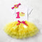Ai Meng Baby Girl Clothes 1st Birthday Cake Smash Outfits Infant Clothing Sets Romper+Tutu Skirt+Flower Cap Newborn Baby Suits-As Photo 10-JadeMoghul Inc.