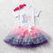 Ai Meng Baby Girl Clothes 1st Birthday Cake Smash Outfits Infant Clothing Sets Romper+Tutu Skirt+Flower Cap Newborn Baby Suits-As Photo 12-JadeMoghul Inc.