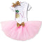 Ai Meng Baby Girl Clothes 1st Birthday Cake Smash Outfits Infant Clothing Sets Romper+Tutu Skirt+Flower Cap Newborn Baby Suits-As Photo 13-JadeMoghul Inc.