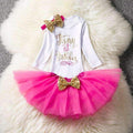Ai Meng Baby Girl Clothes 1st Birthday Cake Smash Outfits Infant Clothing Sets Romper+Tutu Skirt+Flower Cap Newborn Baby Suits-As Photo 22-JadeMoghul Inc.