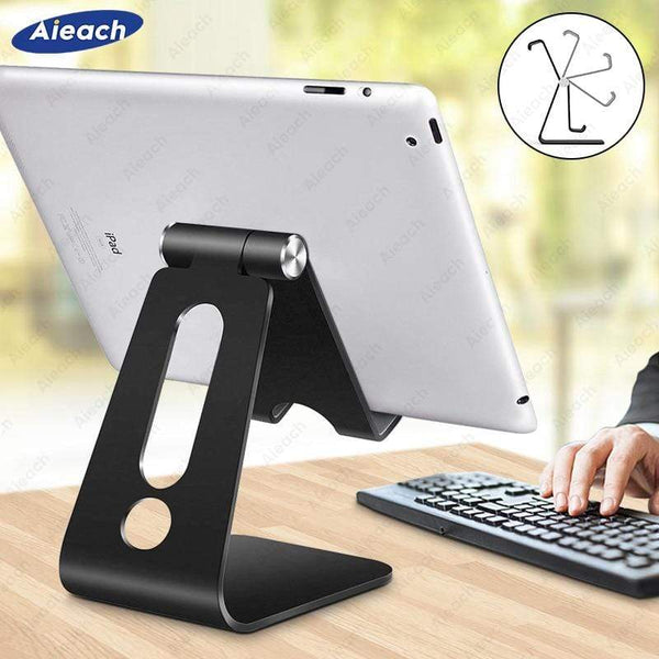 Aieach Desktop Holder Tablet Stand For ipad 9.7 10.2 10.5 11 inch Rotation Aluminium Tablet Stand secure For Samsung Xiaomi AExp