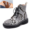 AIYUQI Boots Female women shoes Ankle 2020 Autumn British Wind Genuine Leather Thick With Short Boots Motorcycle Martin shoes AExp