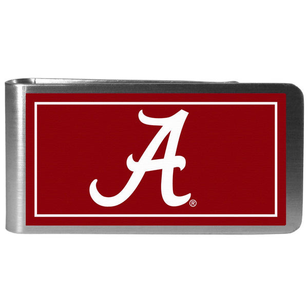 Alabama Crimson Tide Steel Logo Money Clips-Wallets & Checkbook Covers-JadeMoghul Inc.