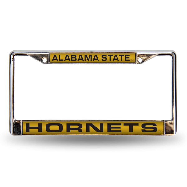 Ford License Plate Frame Alabama State Laser Chrome Frame