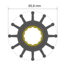 Albin Pump Premium Impeller Kit 65.8 x 25 x 80mm - 12 Blade - Spline Insert [06-01-020]-Impellers-JadeMoghul Inc.