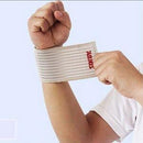 ALBREDA 1 piece Elastic Sport Bandage Wristband hand Gym Support wrist brace Wrap Tennis Cotton Weat band Fitness Powerlifting-Beige1P40CM-JadeMoghul Inc.