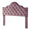 Aldebaran Contemporary King Headboard , Brown-Headboards-Brown-Fabric wood-JadeMoghul Inc.