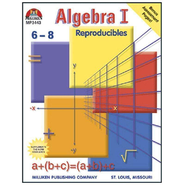 ALGEBRA I REPRODUCIBLE BOOK-Learning Materials-JadeMoghul Inc.