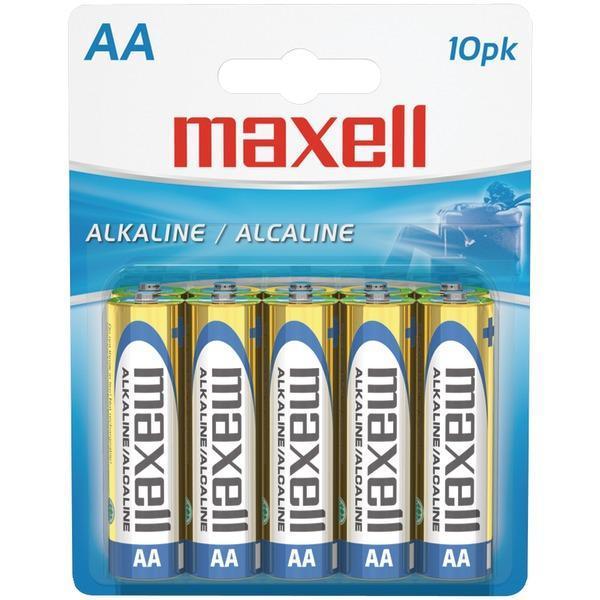 Alkaline Batteries (AA; 10 pk; Carded)-Round Cell Batteries-JadeMoghul Inc.