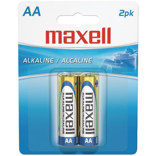 Alkaline Batteries (AA; 2 pk; Carded)-Round Cell Batteries-JadeMoghul Inc.