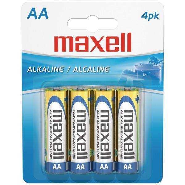 Alkaline Batteries (AA; 4 pk; Carded)-Round Cell Batteries-JadeMoghul Inc.