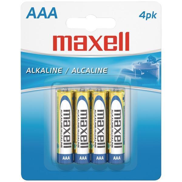 Alkaline Batteries (AAA; 4 pk; Carded)-Round Cell Batteries-JadeMoghul Inc.