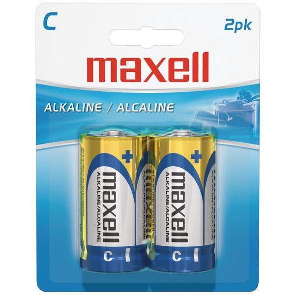Alkaline Batteries (C; 2 pk; Carded)-Round Cell Batteries-JadeMoghul Inc.