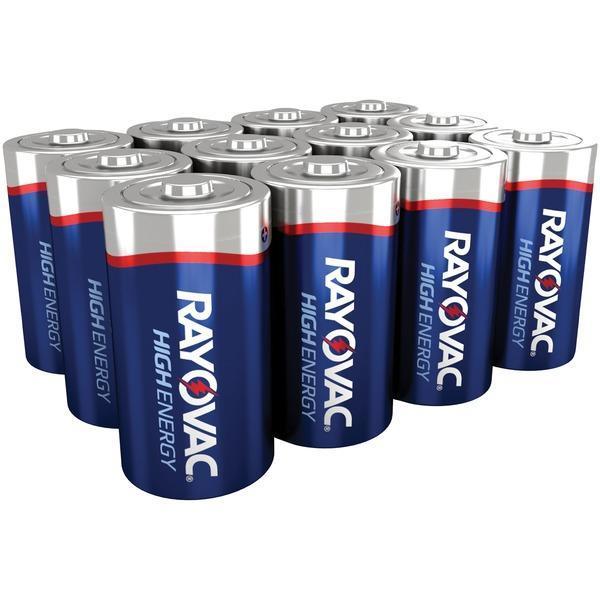 Alkaline Batteries Reclosable Pro Pack (D, 12 pk)-Round Cell Batteries-JadeMoghul Inc.