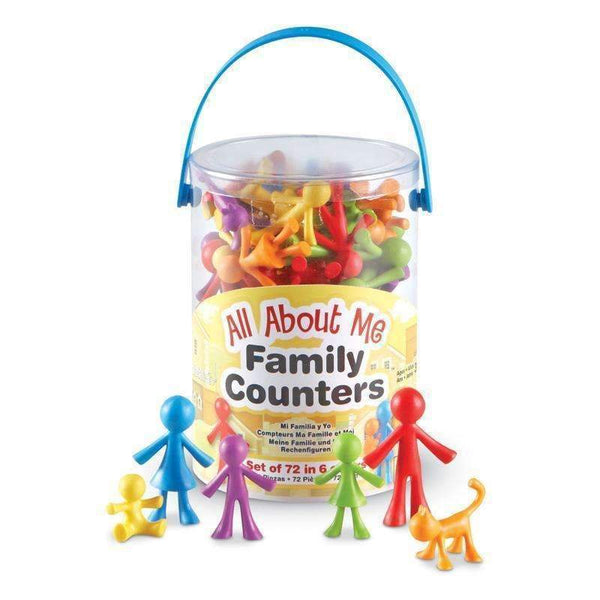 ALL ABOUT ME FAMILY COUNTERS 72 SET-Learning Materials-JadeMoghul Inc.