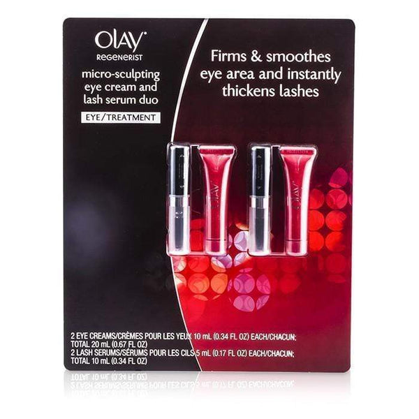 Regenerist Micro-Sculpting Eye Care Set: 2x Eye Cream 10ml-0.34oz + 2x Lash Serum 5ml-0.17oz - 4pcs