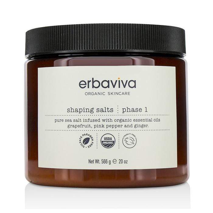 All Skincare Shaping Salt : Phase 1 - Pure Sea Salt Infused With Organic Essential Oils Of Grapefruit, Pink Pepper &  Ginger - 566g-20oz Erbaviva