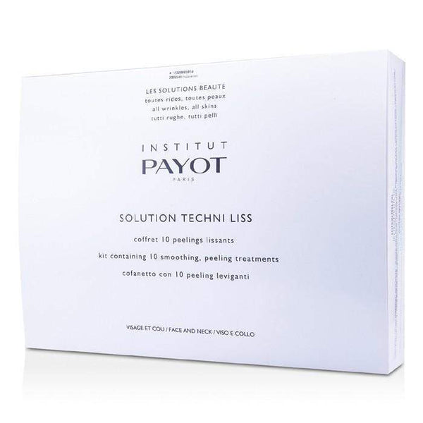 All Skincare Solution Techni Liss - Smoothing & Peeling Treatments For Face & Neck (Salon Product) - 10treatments Payot