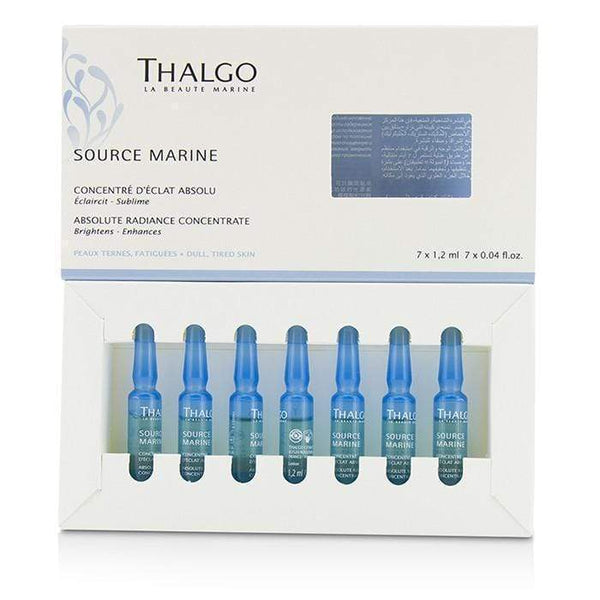 All Skincare Source Marine Absolute Radiance Concentrate - For Dull & Tired Skin - 7x1.2ml-0.04oz Thalgo