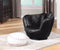 All Star 2 Piece Pack Chair & Ottoman,Baseball Black and White-Living Room Furniture Sets-Black and White-PU Wood Ply Sponge Foam-JadeMoghul Inc.