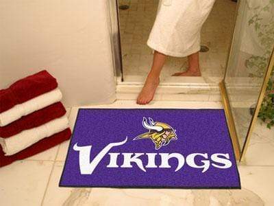 All Star Mat Door Mat NFL Minnesota Vikings All-Star Mat 33.75"x42.5" FANMATS