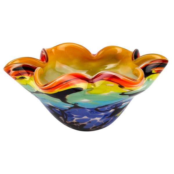 Glass Bowl - Allura 8.5" Wavy Bowl