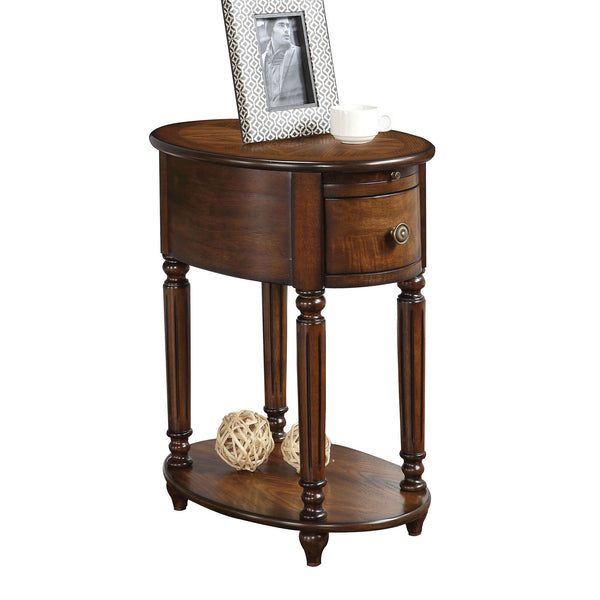Alluring Side Table, Dark Oak Brown-Side Tables and End Tables-Dark Oak Brown-Rbw Oak Veneer-JadeMoghul Inc.