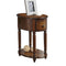 Alluring Side Table, Dark Oak Brown-Side Tables and End Tables-Dark Oak Brown-Rbw Oak Veneer-JadeMoghul Inc.