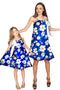 Almond Blossom Melody Swing Chiffon Mommy and Me Dress-Almond Blossom-18M/2-Blue/White-JadeMoghul Inc.