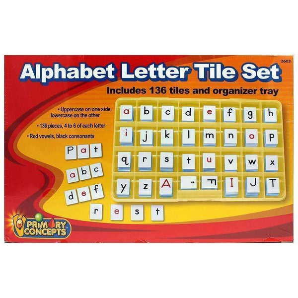 ALPHABET LETTER TILE SET-Learning Materials-JadeMoghul Inc.