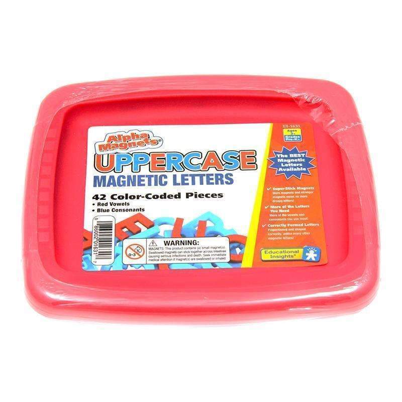 ALPHAMAGNETS UPPERCASE 42 PCS-Learning Materials-JadeMoghul Inc.
