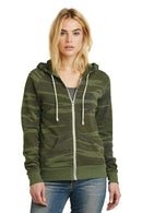 Alternative Adrian Eco-Fleece Zip Hoodie. AA9573-Sweatshirts/Fleece-Camo-2XL-JadeMoghul Inc.