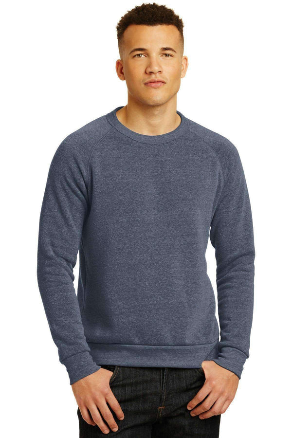 Alternative Champ Eco-Fleece Sweatshirt. AA9575-Sweatshirts/fleece-Eco True Navy-2XL-JadeMoghul Inc.