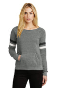 Alternative Maniac Sport EcoFleece Sweatshirt. AA9583-Ladies-Eco Grey/ Eco Black/ Eco Ivory-2XL-JadeMoghul Inc.