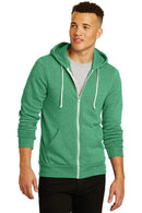 Alternative Rocky EcoFleece Zip Hoodie. AA9590-Sweatshirts/Fleece-Eco True Green-3XL-JadeMoghul Inc.