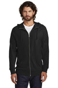 Alternative Vintage Heavy Knit Weekender Zip Hoodie. AA7601-Sweatshirts/Fleece-Black-S-JadeMoghul Inc.