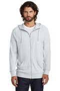 Alternative Vintage Heavy Knit Weekender Zip Hoodie. AA7601-Sweatshirts/Fleece-Light Grey-XL-JadeMoghul Inc.