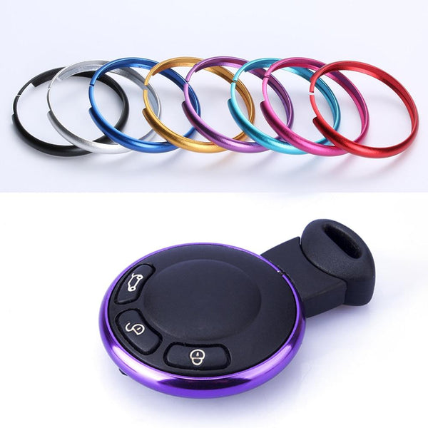 Aluminum Alloy Key Protective Ring Trim Chain Decoaration For BMW Mini Cooper Clubman Countryman Key Shell Automobiles Accessory JadeMoghul Inc. 