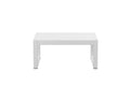 Aluminum Coffee Table , White-Coffee Tables-WHITE-Anodized Aluminum And Plastic lumber-JadeMoghul Inc.