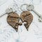 Personalized Keychains Always & Forever Couples' Jigsaw Keyring