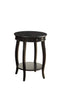 Alysa End Table, Black-Side Tables and End Tables-Black-MDF Wood Veneer Solid Wood Leg-JadeMoghul Inc.