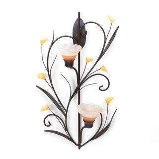 Candle Wall Sconces Amber Lilies Candle Wall Sconce