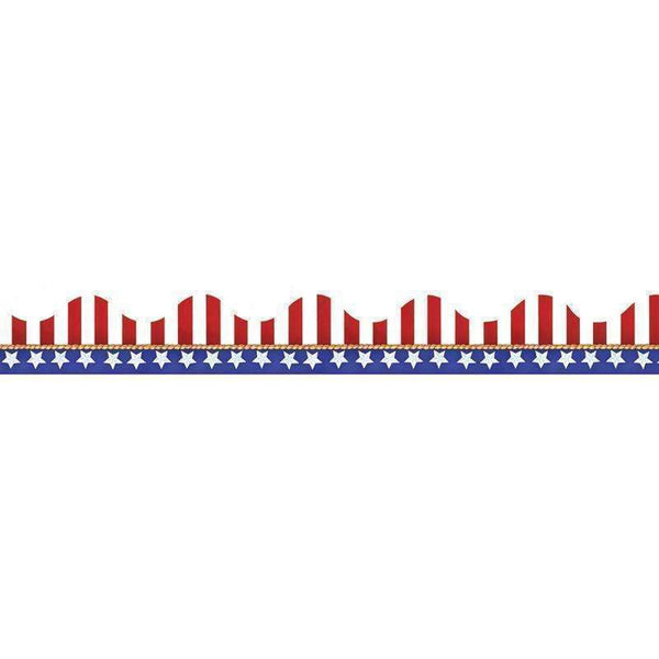 AMERICAN FLAGS-ELECTORAL SCALLOPED-Learning Materials-JadeMoghul Inc.