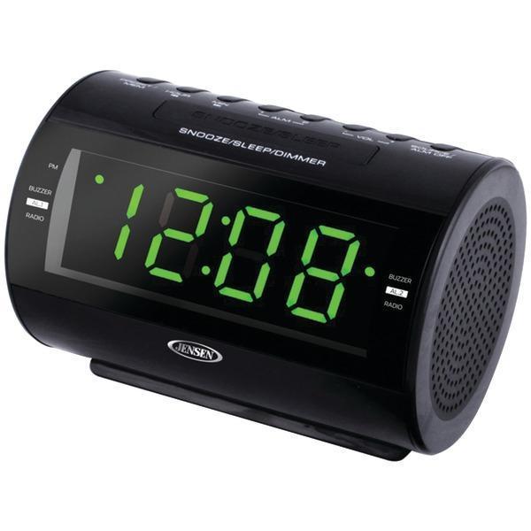 AM/FM Dual-Alarm Clock Radio-Clocks & Radios-JadeMoghul Inc.
