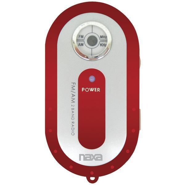 AM/FM Mini Pocket Radio (Red)-Clocks & Radios-JadeMoghul Inc.