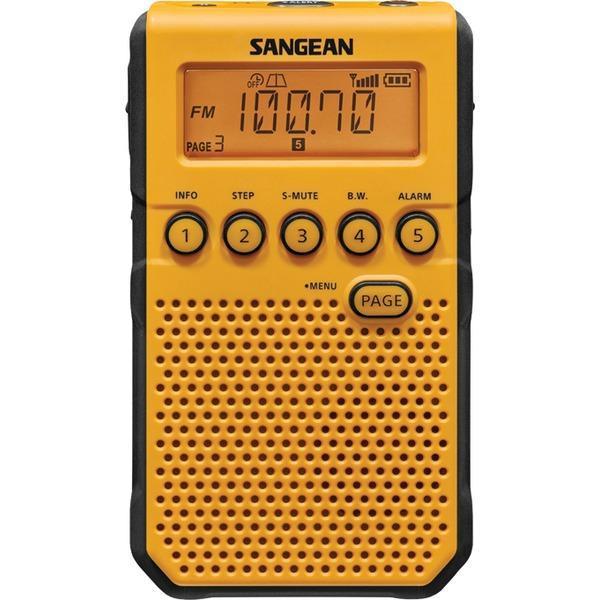 AM/FM Weather Alert Pocket Radio (Yellow)-Clocks & Radios-JadeMoghul Inc.
