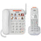 Amplified Corded/Cordless Answering System with Big Buttons & Display-Special Needs Phones-JadeMoghul Inc.