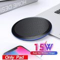 amzish 15W Fast QI Wireless Charger For iPhone 11 Pro 8 X XR XS Max 15W USB Quick Wireless Charging Pad For Samsung S10 S9 Note9 AExp