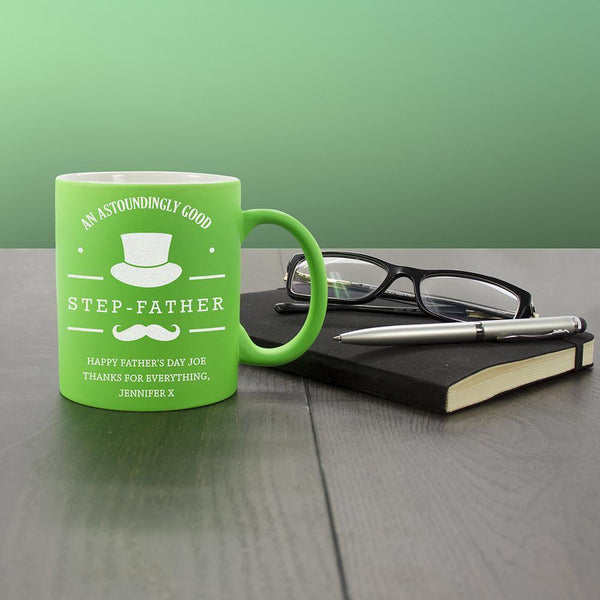 Father's Day Gifts An Astoundingly Good Step-Father Matte Coloured Mug